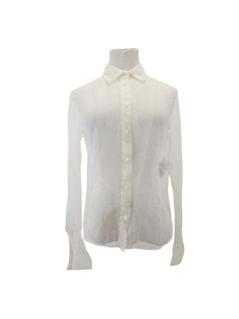 Dior Mesh Blouse Ivory